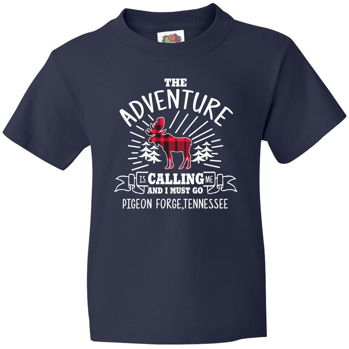 Inktastic Pigeon Forge Tennessee The Adventure Is Calling And I Youth T-Shirt - Picture 4 of 10