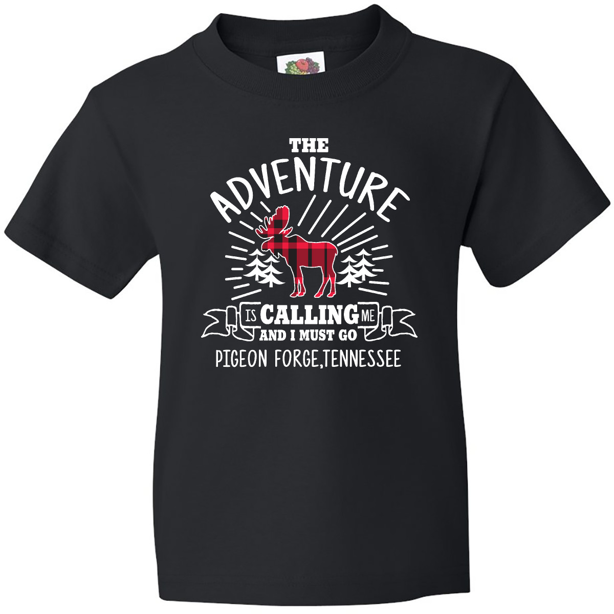 Inktastic Pigeon Forge Tennessee The Adventure Is Calling And I Youth T-Shirt - Picture 3 of 10