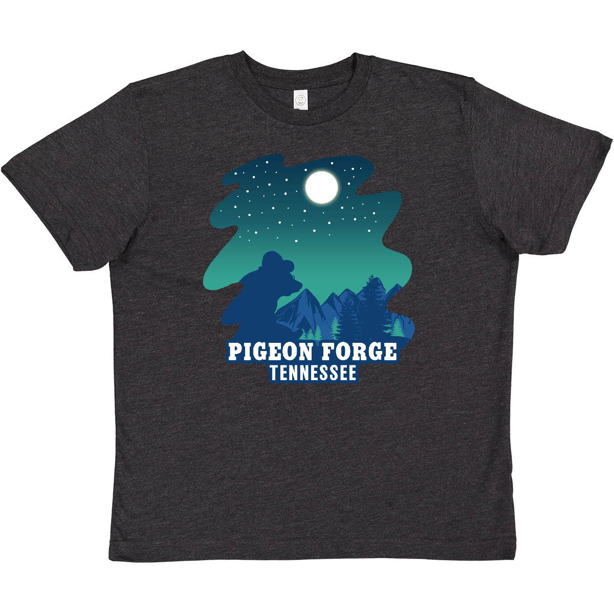 Inktastic Smoky Mountains Pigeon Forge Tennessee With Bear Youth T-Shirt State - Picture 8 of 10