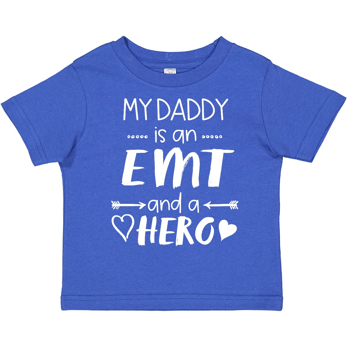 T-shirt Inktastic Mon papa est un EMT et un héros offres bambin professions père enfant