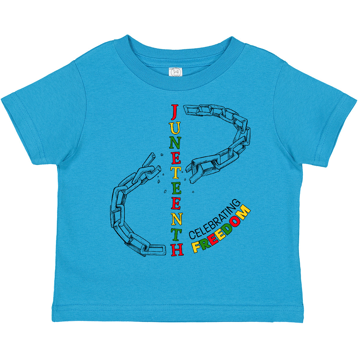 Inktastic Juneteenth-Celebrating Freedom- Breaking Chains Toddler T-Shirt June - Picture 7 of 8