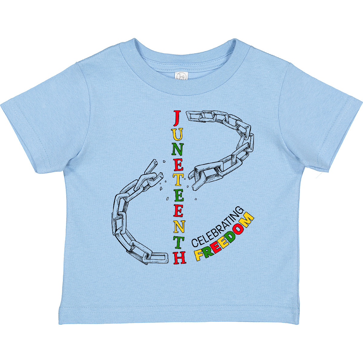 Inktastic Juneteenth-Celebrating Freedom- Breaking Chains Toddler T-Shirt June - Picture 4 of 8