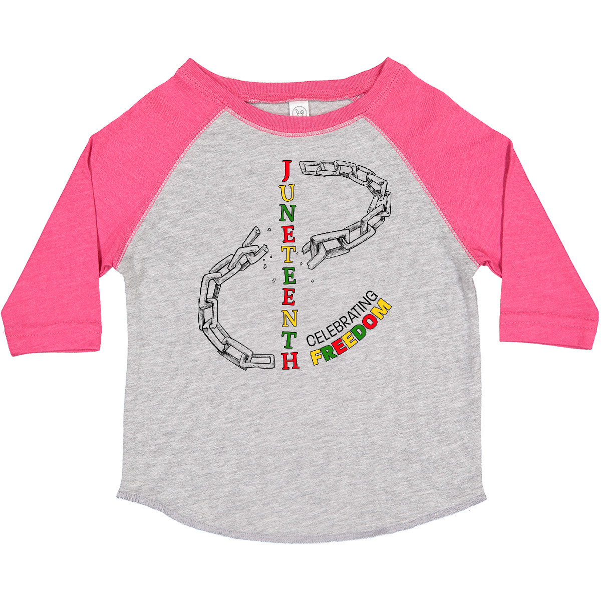 Inktastic Juneteenth-Celebrating Freedom- Breaking Chains Toddler T-Shirt June - Picture 3 of 8