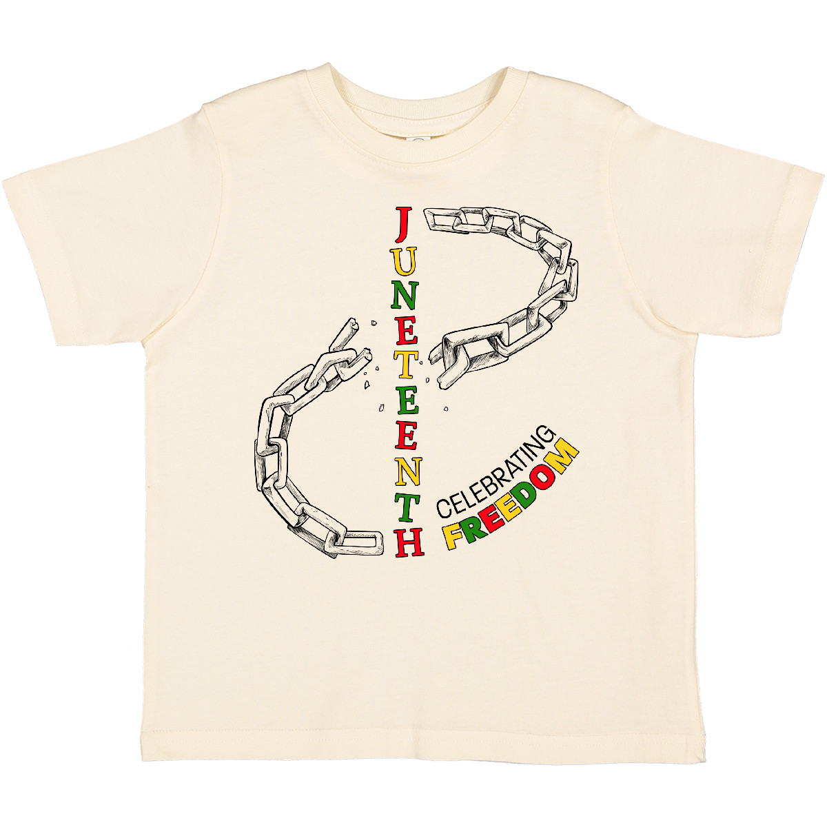 Inktastic Juneteenth-Celebrating Freedom- Breaking Chains Toddler T-Shirt June - Picture 5 of 8