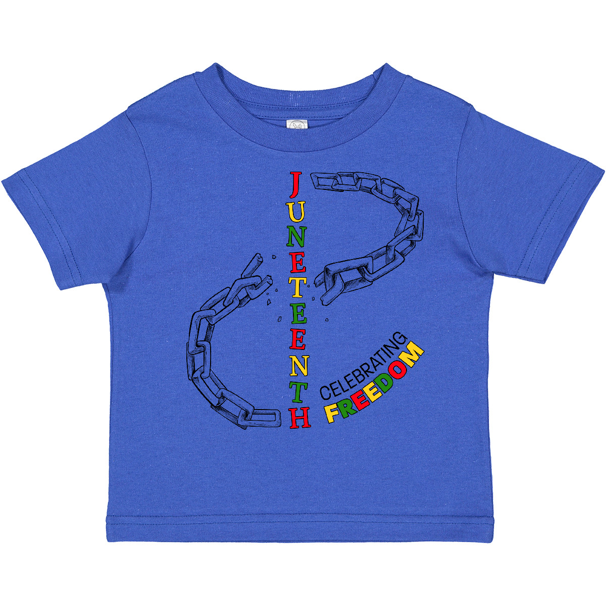 Inktastic Juneteenth-Celebrating Freedom- Breaking Chains Toddler T-Shirt June - Picture 6 of 8