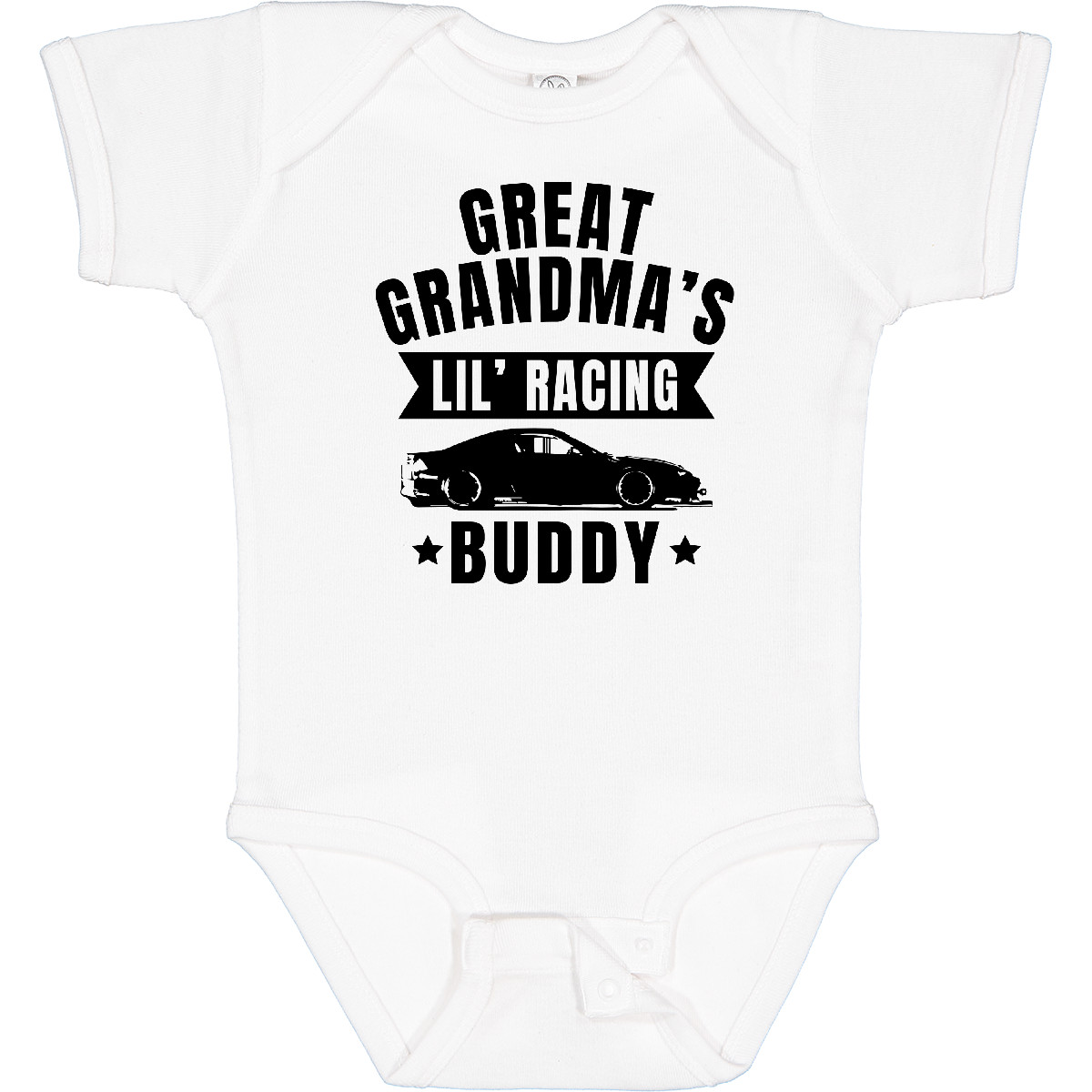 Inktastic Great Grandmas Lil Racing Buddy Baby Bodysuit Kids Little Fun I Love