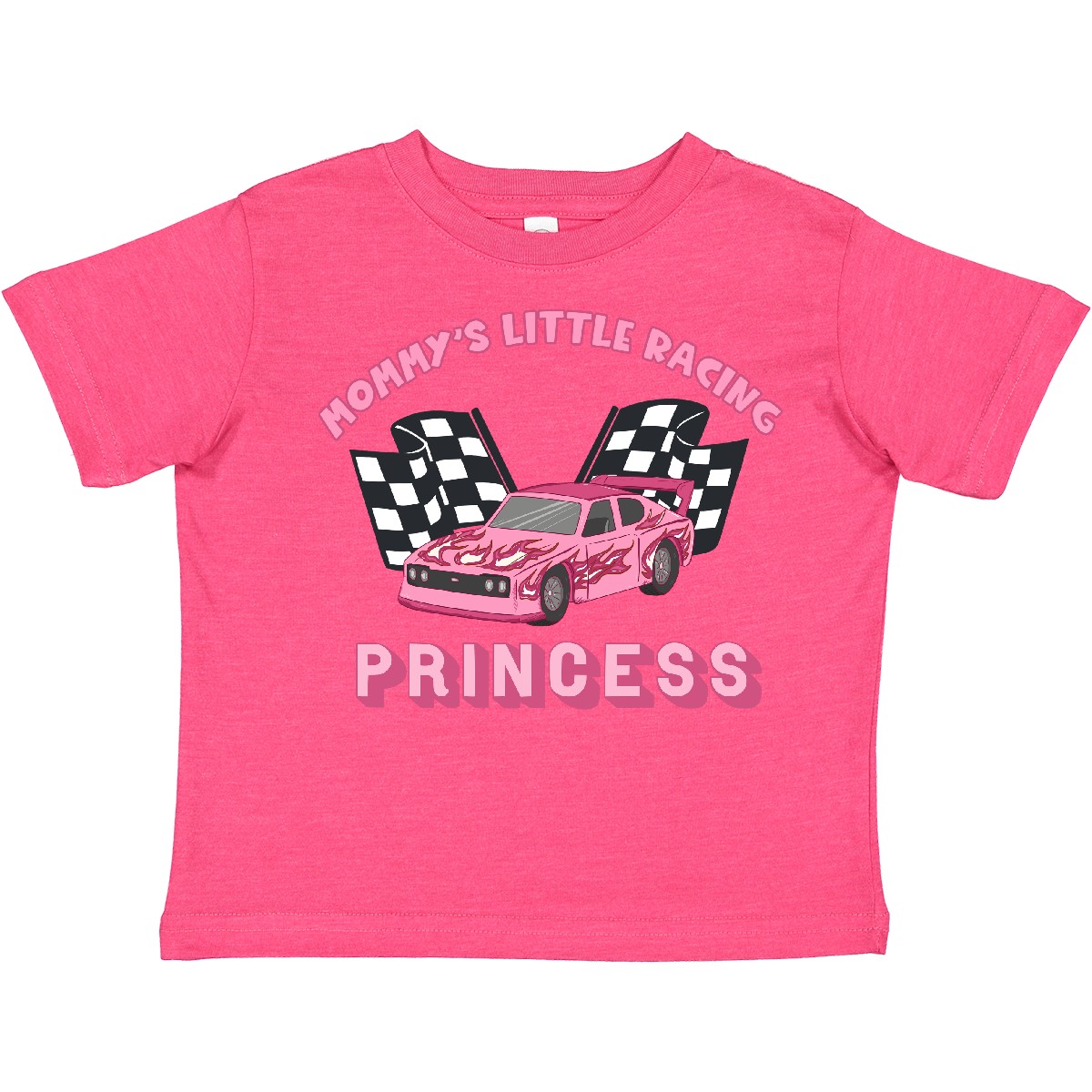 Inktastic Mommy's Racing Princess Pink Race Car Toddler T-Shirt Daughter Girl - 第 7/8 張圖片