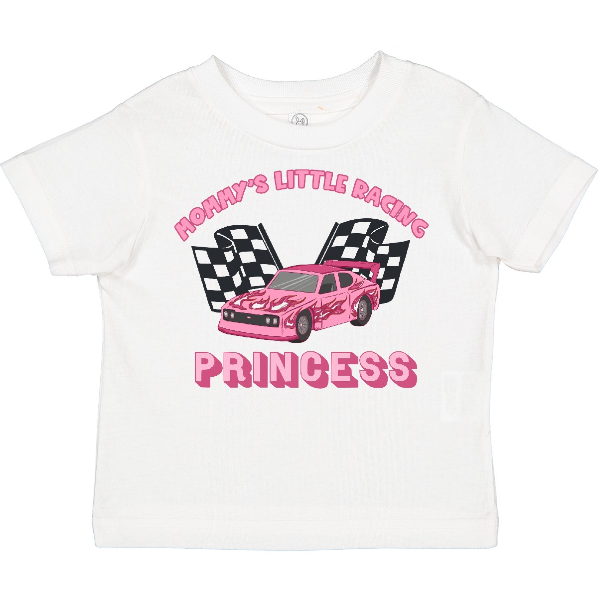 Inktastic Mommy's Racing Princess Pink Race Car Toddler T-Shirt Daughter Girl - 第 8/8 張圖片