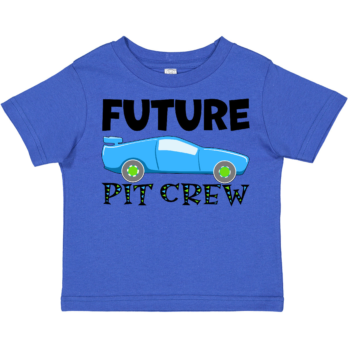 Inktastic Future Pit Crew Blue Race Car Toddler T-Shirt Kids Driver Track Themed - Bild 10 von 10