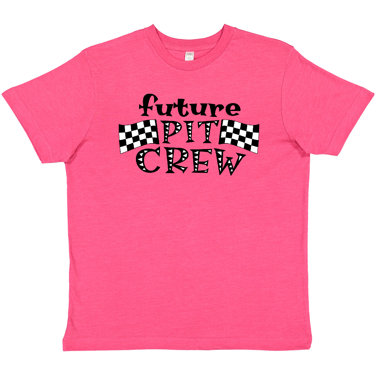 Camiseta Inktastic Future Pit Crew Racing Flags Juvenil Niños Coche de Carreras Driver Track - Imagen 7 de 8