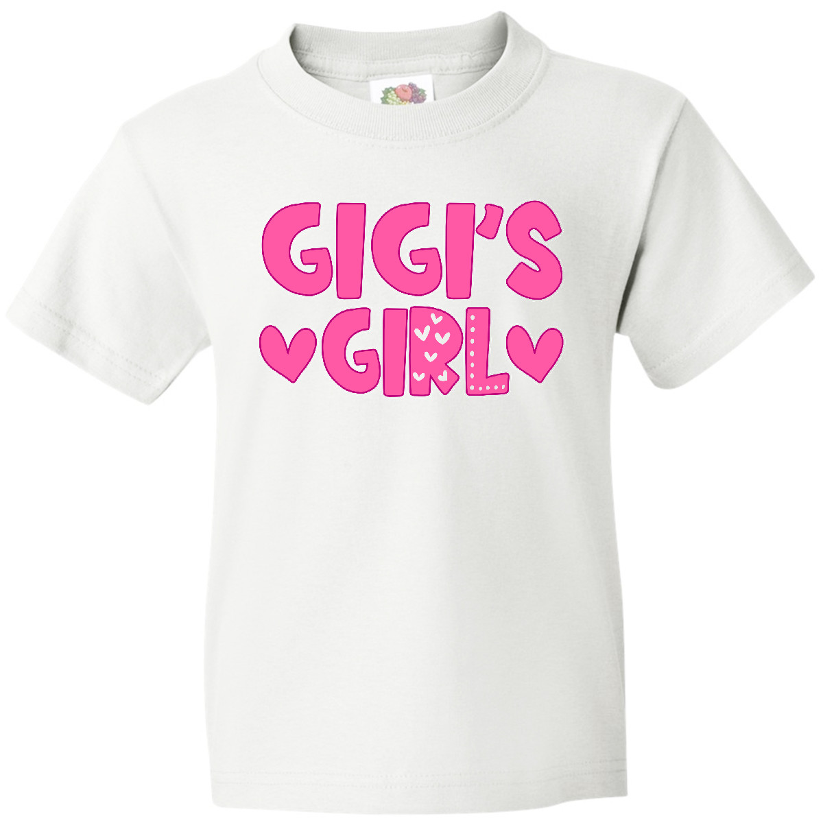 Inktastic Gigi's Girl Granddaughter Gift Youth T-Shirt Girls Great Grandma New - Picture 10 of 10
