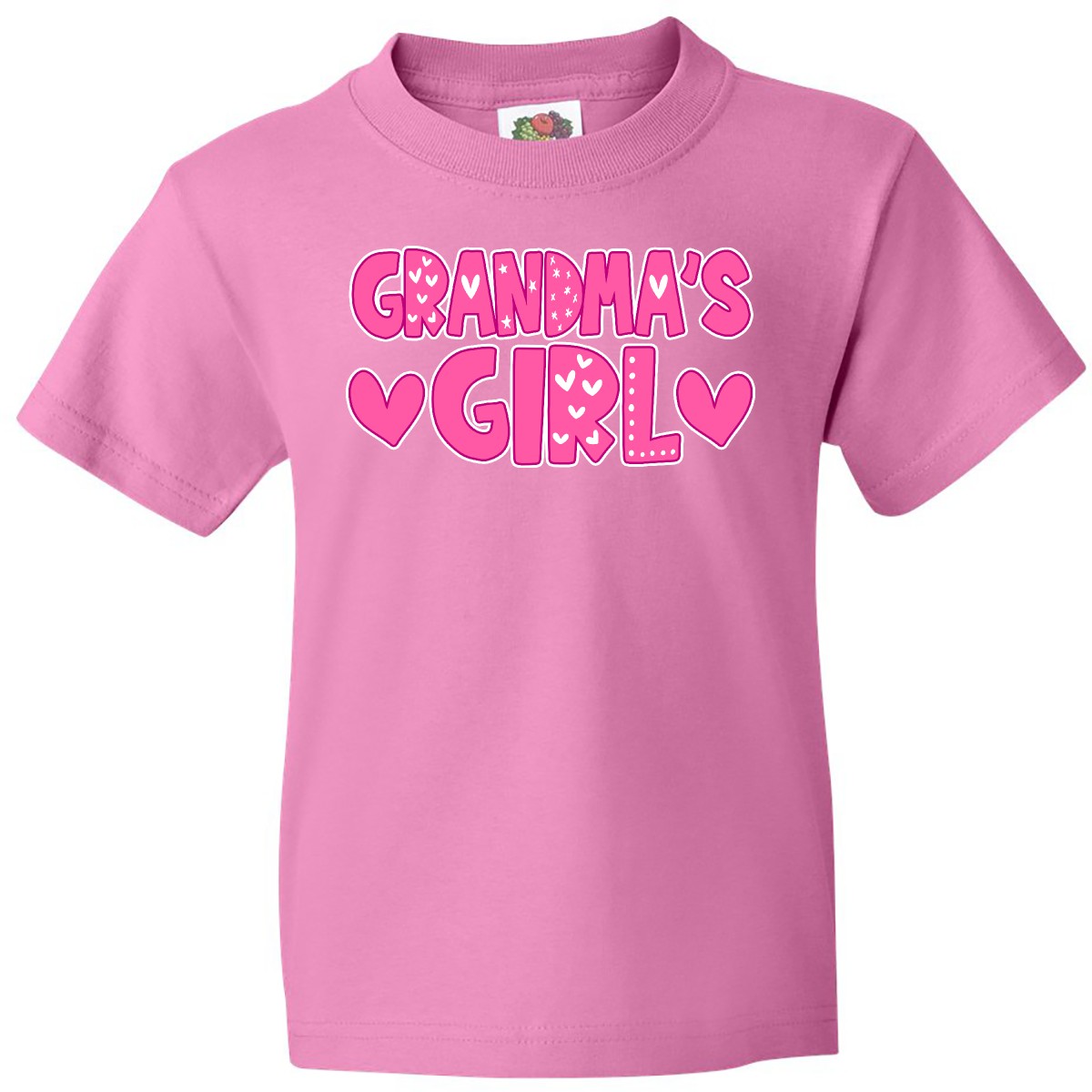 Inktastic Grandma's Girl Granddaughter Gift Youth T-Shirt Girls Grandmother New - Picture 2 of 6