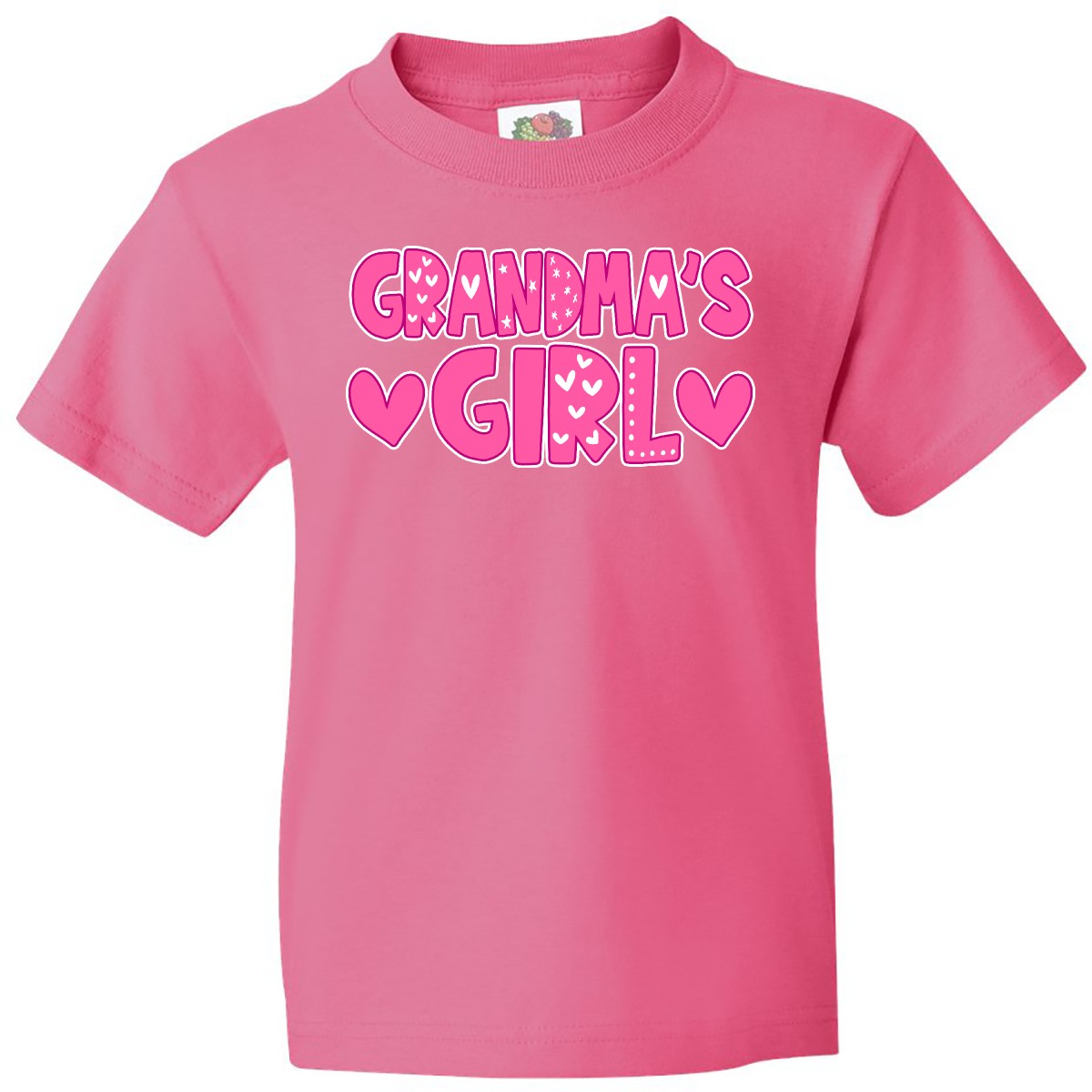 Inktastic Grandma's Girl Granddaughter Gift Youth T-Shirt Girls Grandmother New - Picture 3 of 6