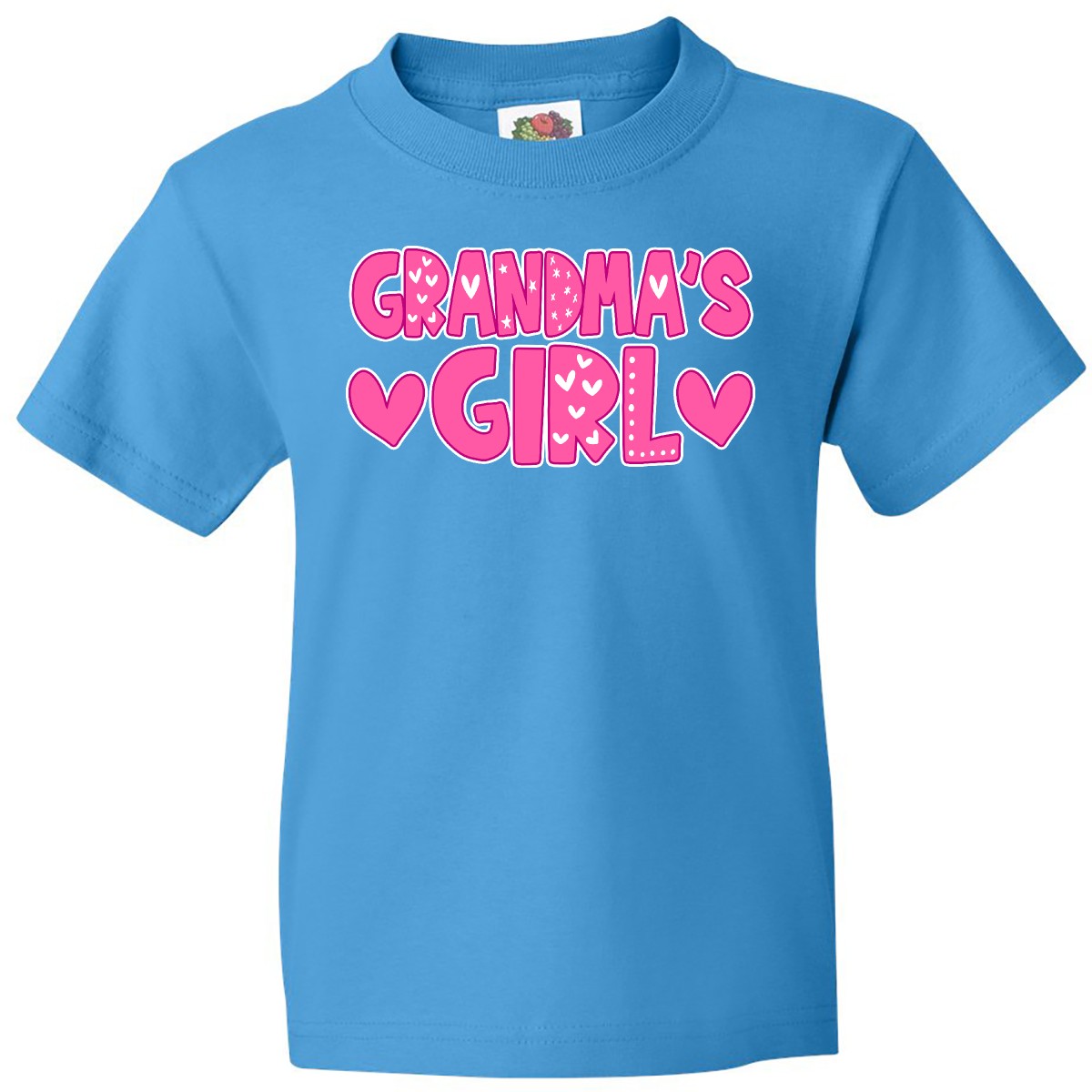 Inktastic Grandma's Girl Granddaughter Gift Youth T-Shirt Girls Grandmother New - Picture 4 of 6