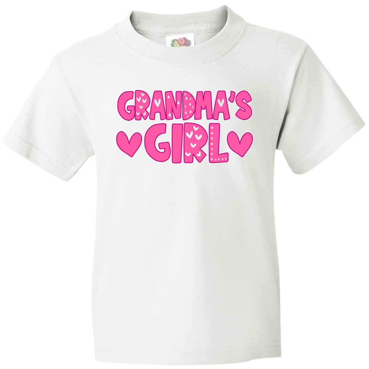 Inktastic Grandma's Girl Granddaughter Gift Youth T-Shirt Girls Grandmother New - Picture 6 of 6