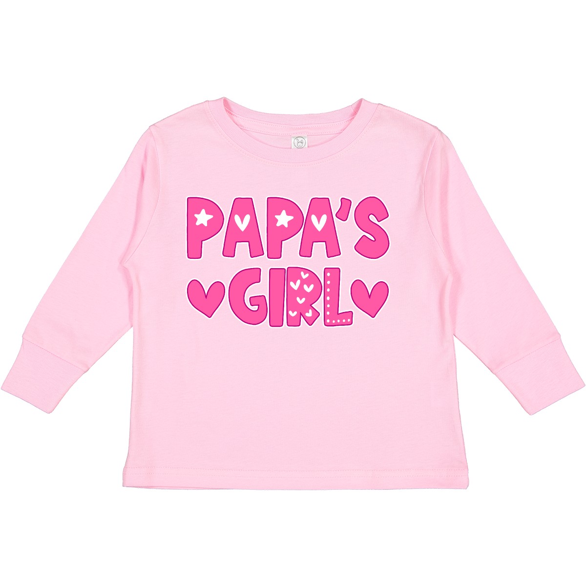 Inktastic Papa's Girl Gift Toddler Long Sleeve T-Shirt Family Girls Papa Grandpa - Picture 5 of 6