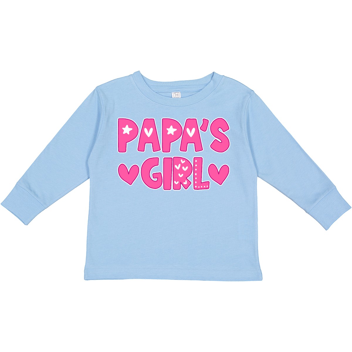 Inktastic Papa's Girl Gift Toddler Long Sleeve T-Shirt Family Girls Papa Grandpa - Picture 3 of 6