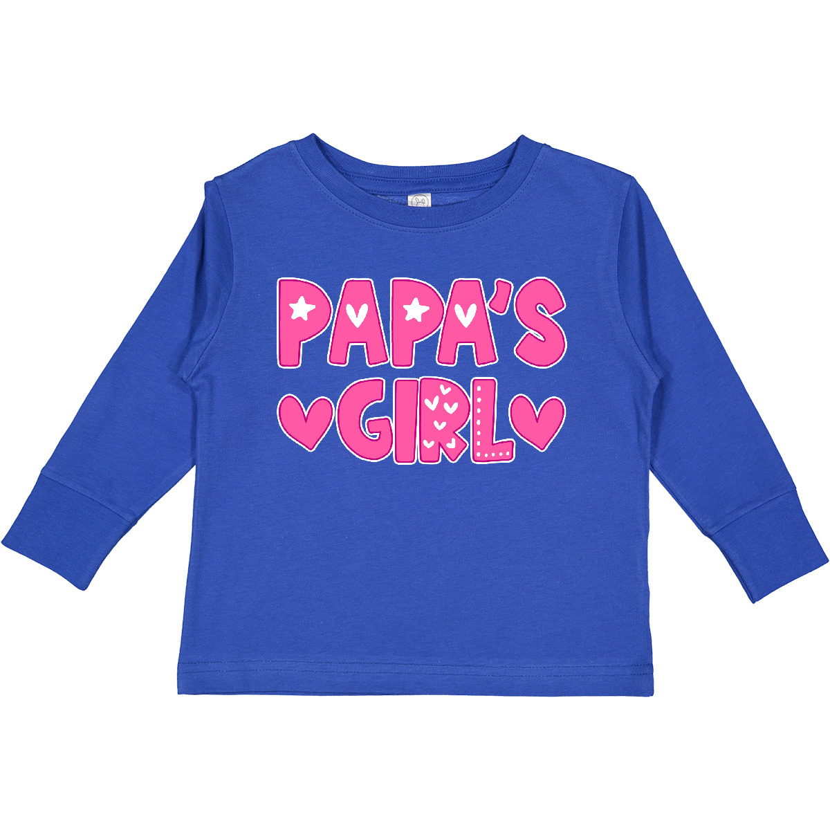 Inktastic Papa's Girl Gift Toddler Long Sleeve T-Shirt Family Girls Papa Grandpa - Picture 6 of 6