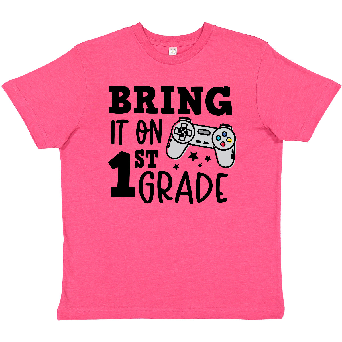 Inktastic Bring It On 1st Grade Video Game Controller Youth T-Shirt School Kids - Picture 7 of 9