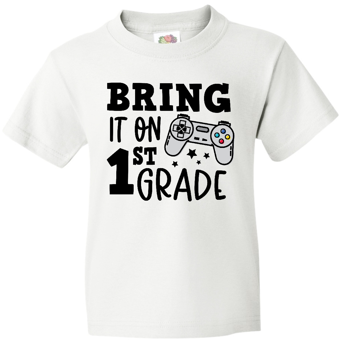 Inktastic Bring It On 1st Grade Video Game Controller Youth T-Shirt School Kids - Picture 9 of 9