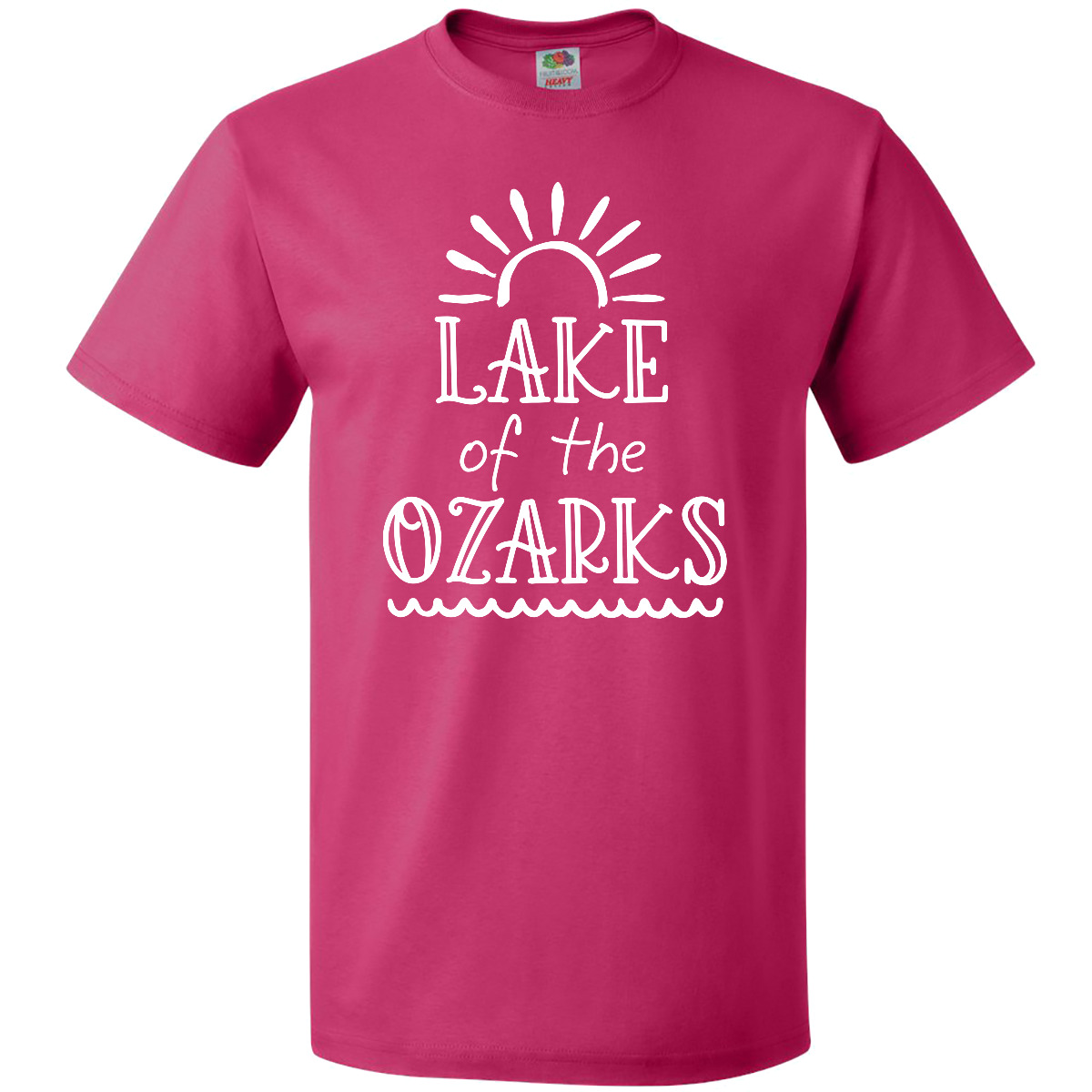 Inktastic Lake Of The Ozarks Sun And Lake T-Shirt Sommer Ozark Missouri Boot - Bild 4 von 11
