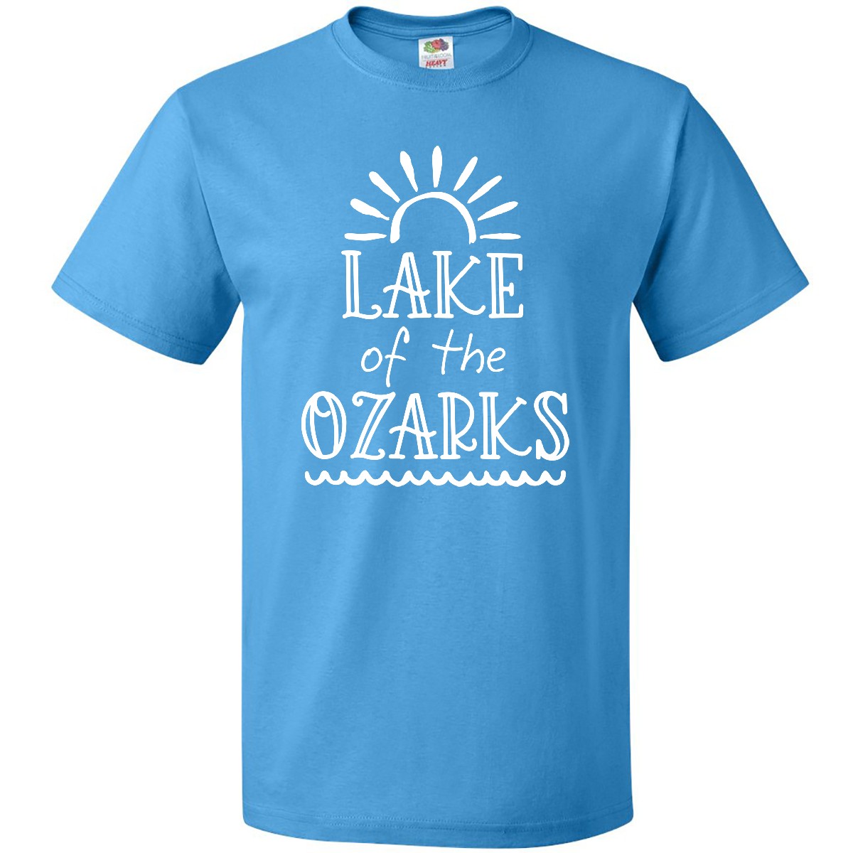 Inktastic Lake Of The Ozarks Sun And Lake T-Shirt Sommer Ozark Missouri Boot - Bild 7 von 11