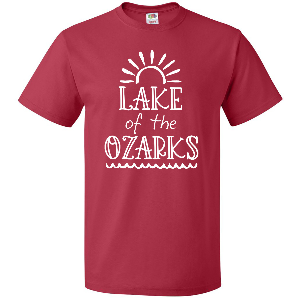 Inktastic Lake Of The Ozarks Sun And Lake T-Shirt Sommer Ozark Missouri Boot - Bild 10 von 11
