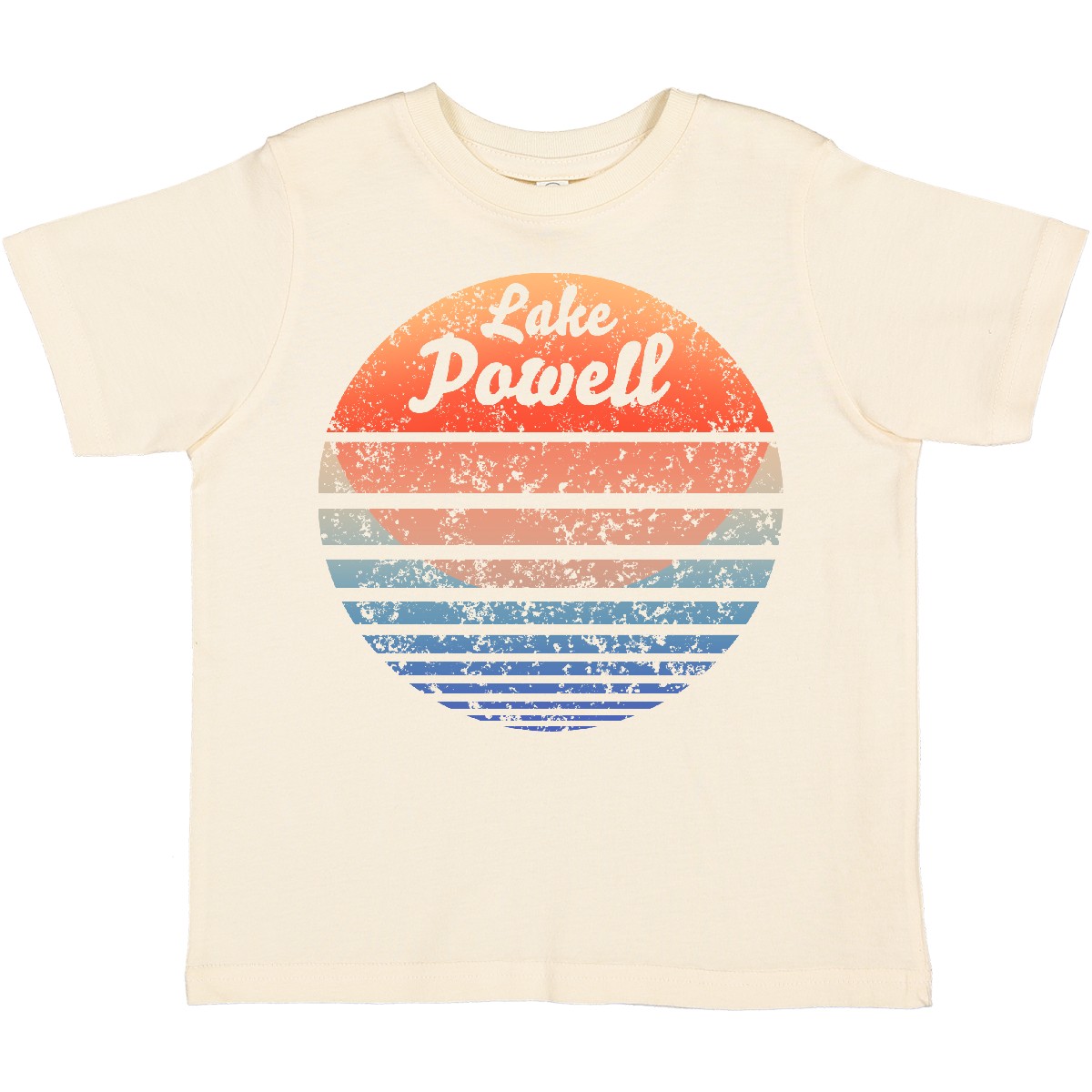 Inktastic Lake Powell Distressed Retro Sunset Toddler T-Shirt Summer Arizona Sun