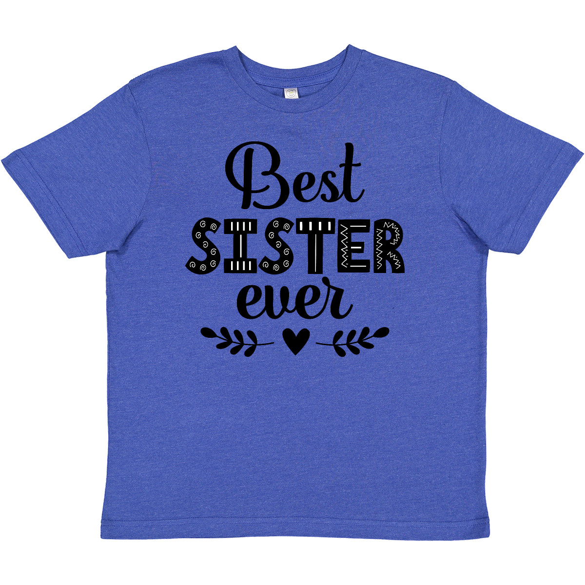 Inktastic Best Sister Ever Gift Youth T-Shirt Worlds Gifts Family I My Tee Kids - Bild 6 von 7
