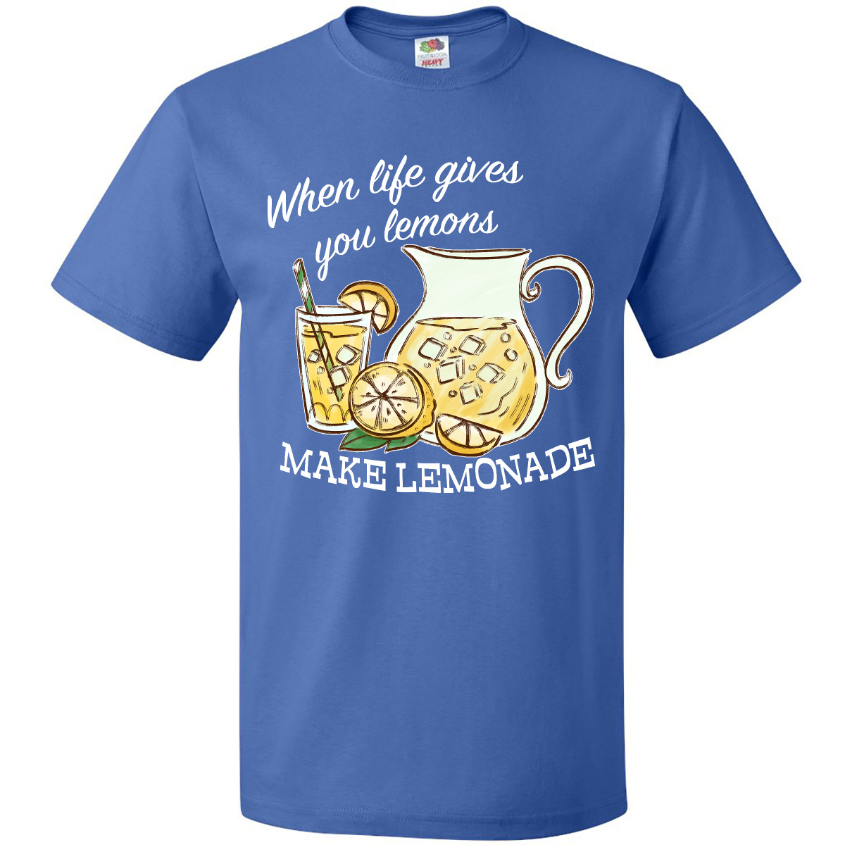 Inktastic When Life Gives You Lemons, Make Lemonade T-Shirt Food Foodie Lemon - Picture 7 of 9