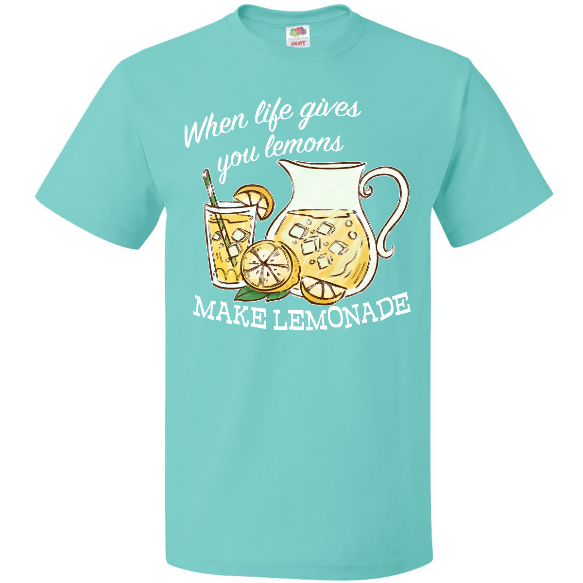 Inktastic When Life Gives You Lemons, Make Lemonade T-Shirt Food Foodie Lemon - Picture 8 of 9