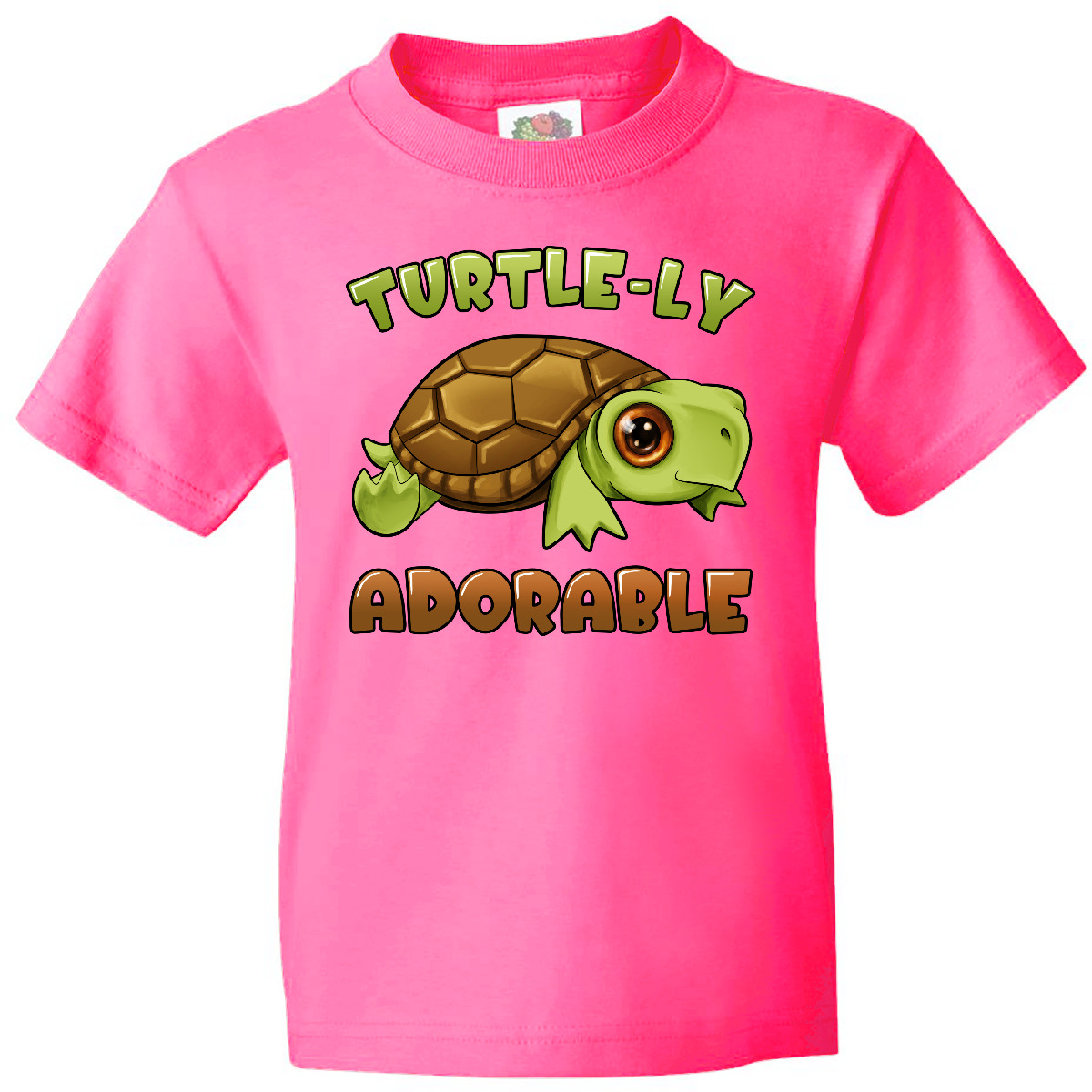 Inktastic Turtle-ly Adorable Cute Turtle Youth T-Shirt Turtles Favorite Reptile - Picture 4 of 9