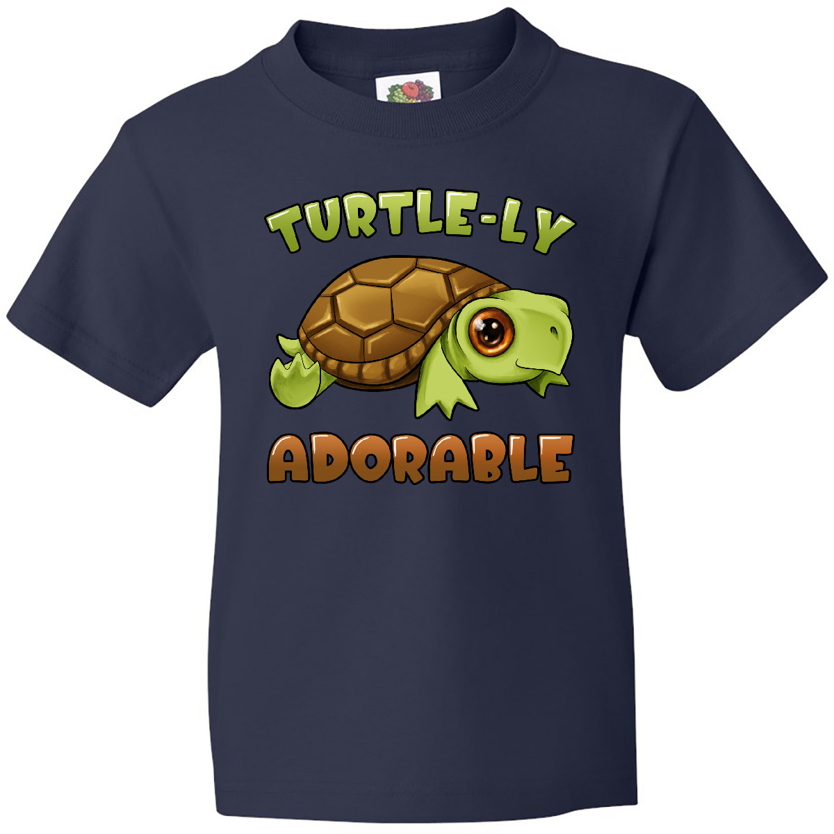 Inktastic Turtle-ly Adorable Cute Turtle Youth T-Shirt Turtles Favorite Reptile - Picture 3 of 9