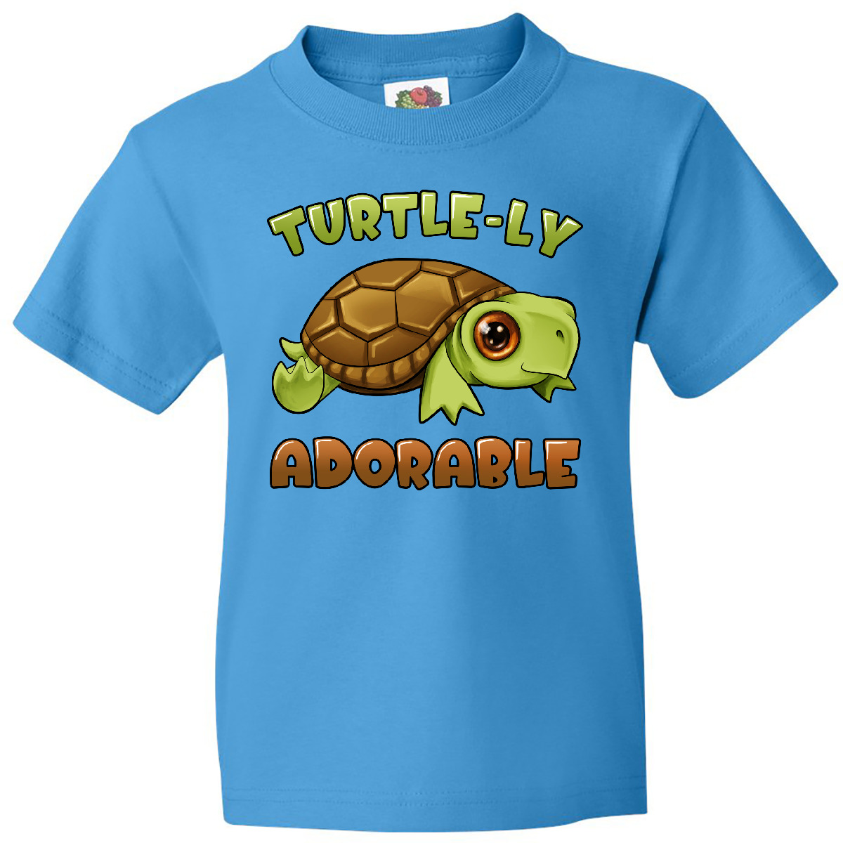 Inktastic Turtle-ly Adorable Cute Turtle Youth T-Shirt Turtles Favorite Reptile - Picture 5 of 9