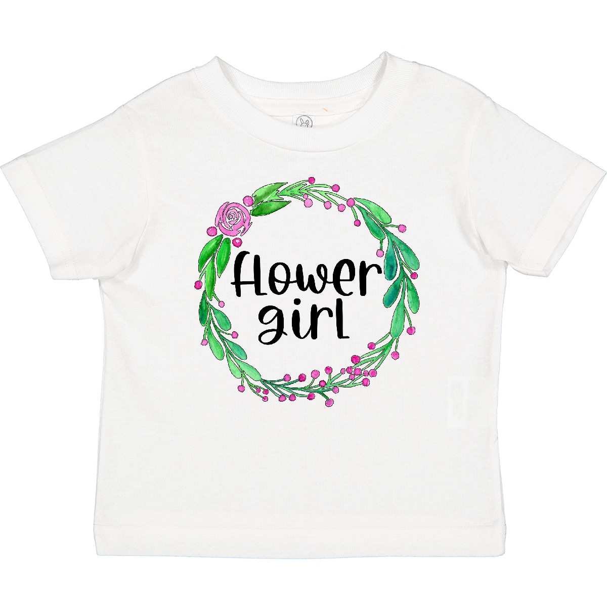 Inktastic Flower Girl Rose Wreath Baby T-Shirt Roses Flowers Family Celebrate Jc - Picture 6 of 6