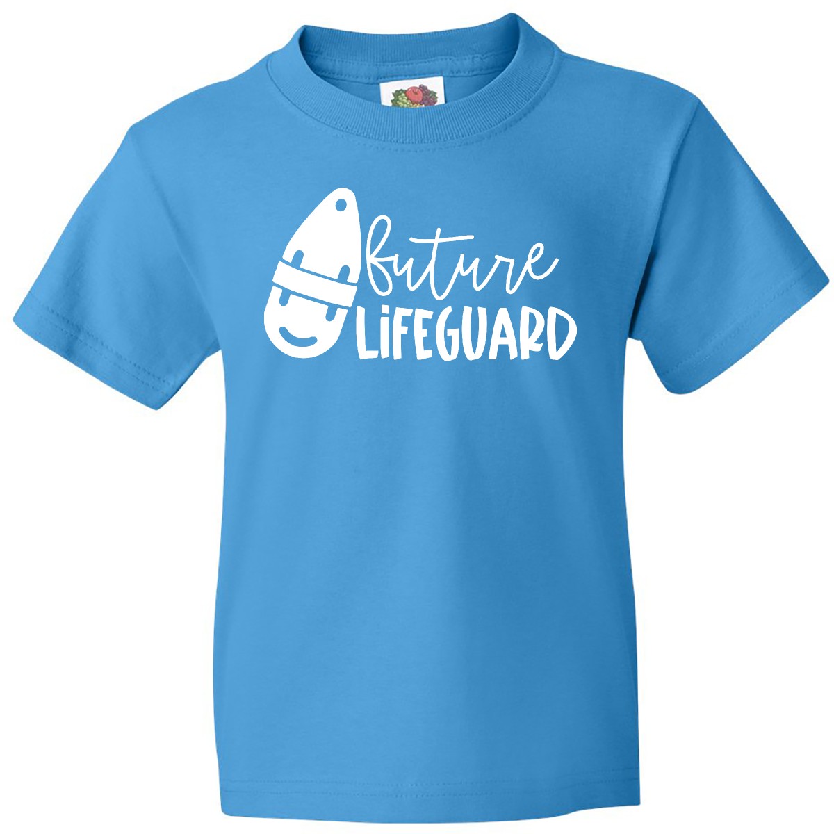 Inktastic Future Lifeguard- Lifeguard Buoy Youth T-Shirt Occupations Lifeguards - Picture 3 of 6