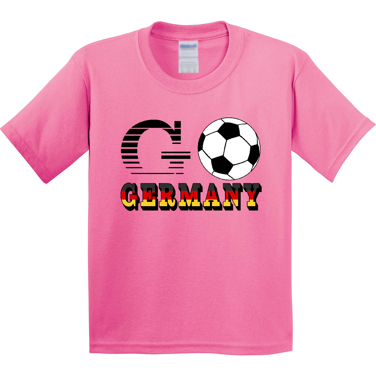 Inktastic Go, Germany- Soccer, Football Youth T-Shirt Sports German World Team - Picture 2 of 8