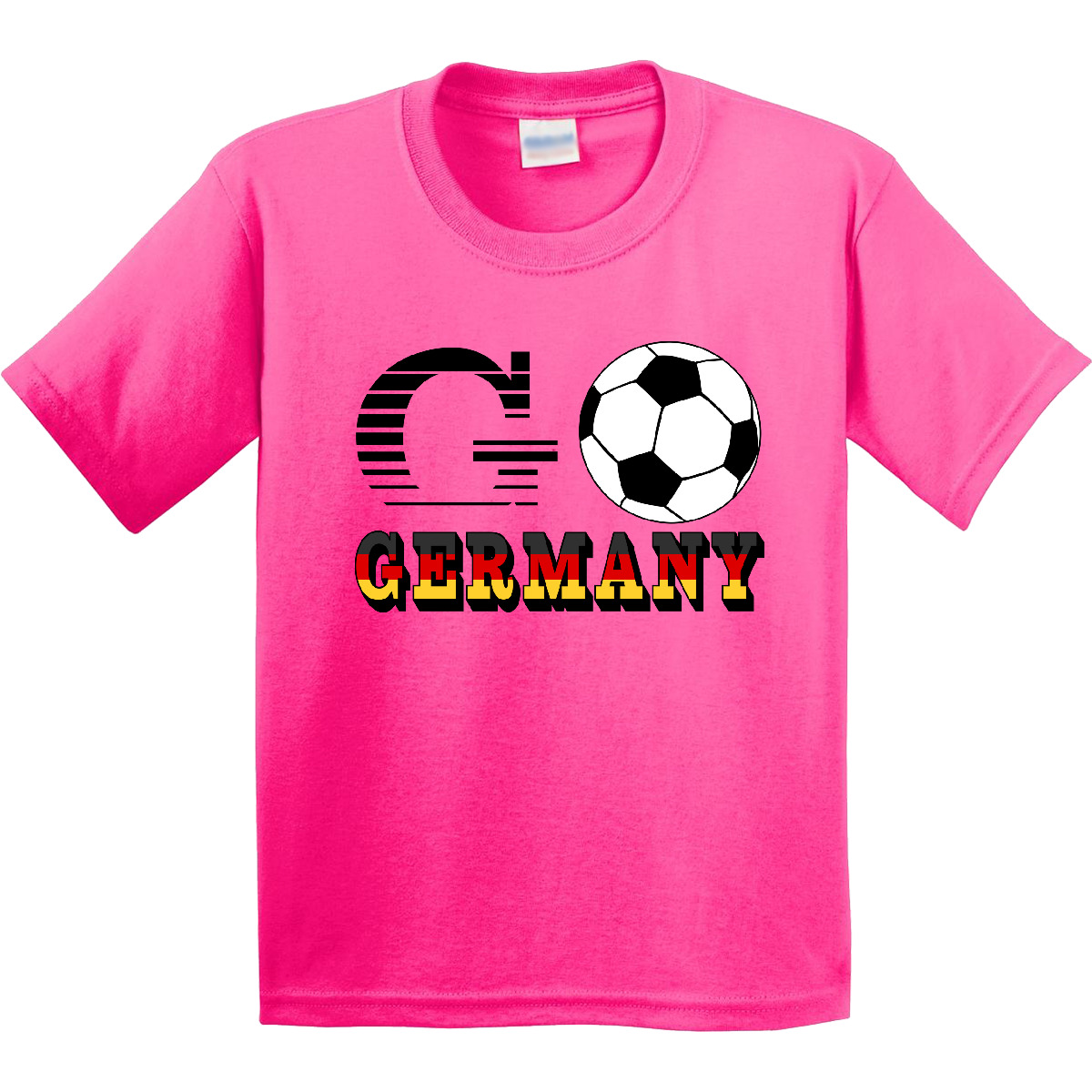 Inktastic Go, Germany- Soccer, Football Youth T-Shirt Sports German World Team - Picture 4 of 8