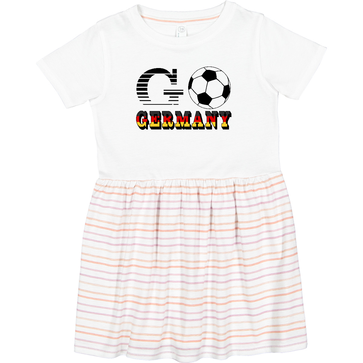 Inktastic Go, Germany- Soccer, Football Toddler Dress Sports German World Team - Bild 7 von 7
