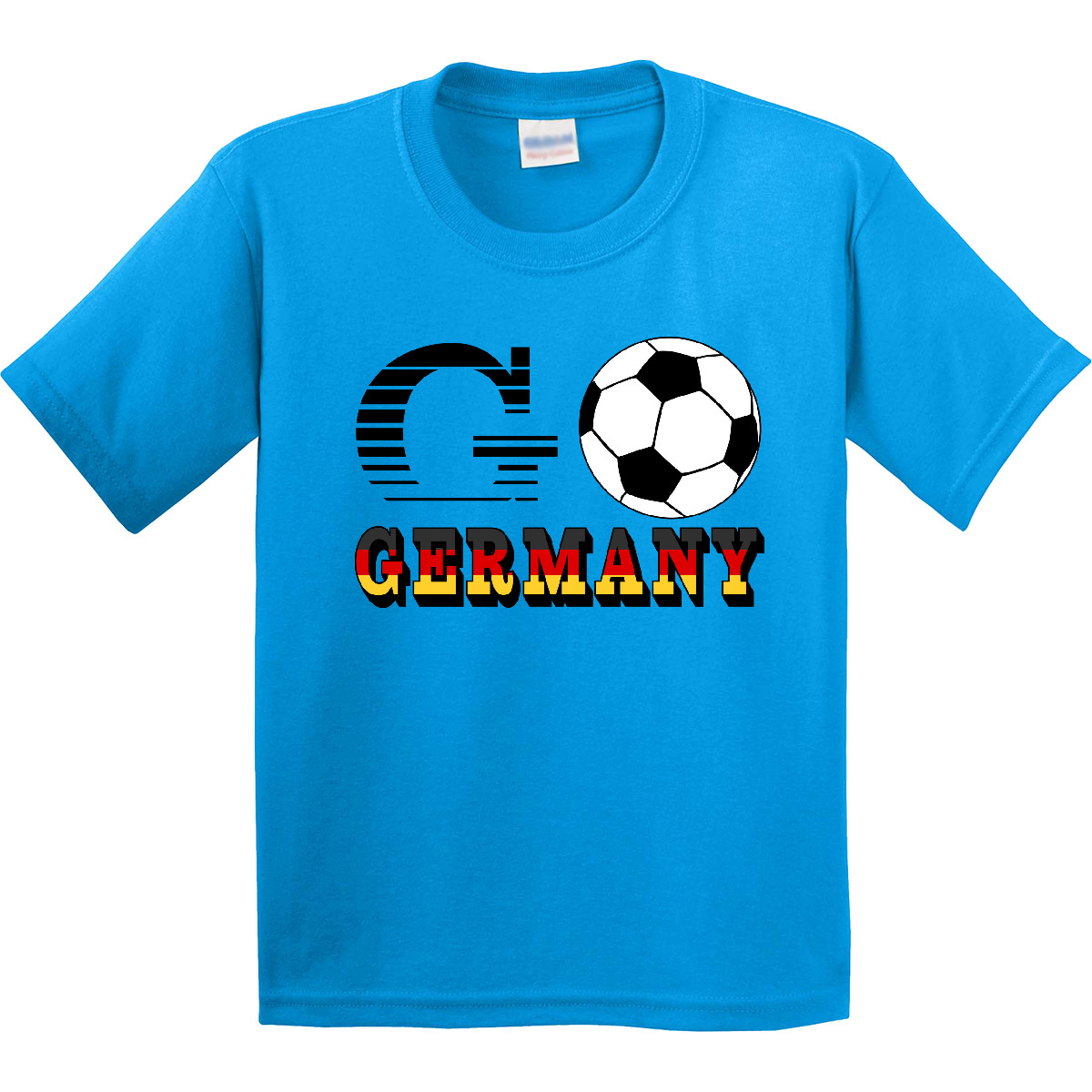 Inktastic Go, Germany- Soccer, Football Youth T-Shirt Sports German World Team - Picture 5 of 8