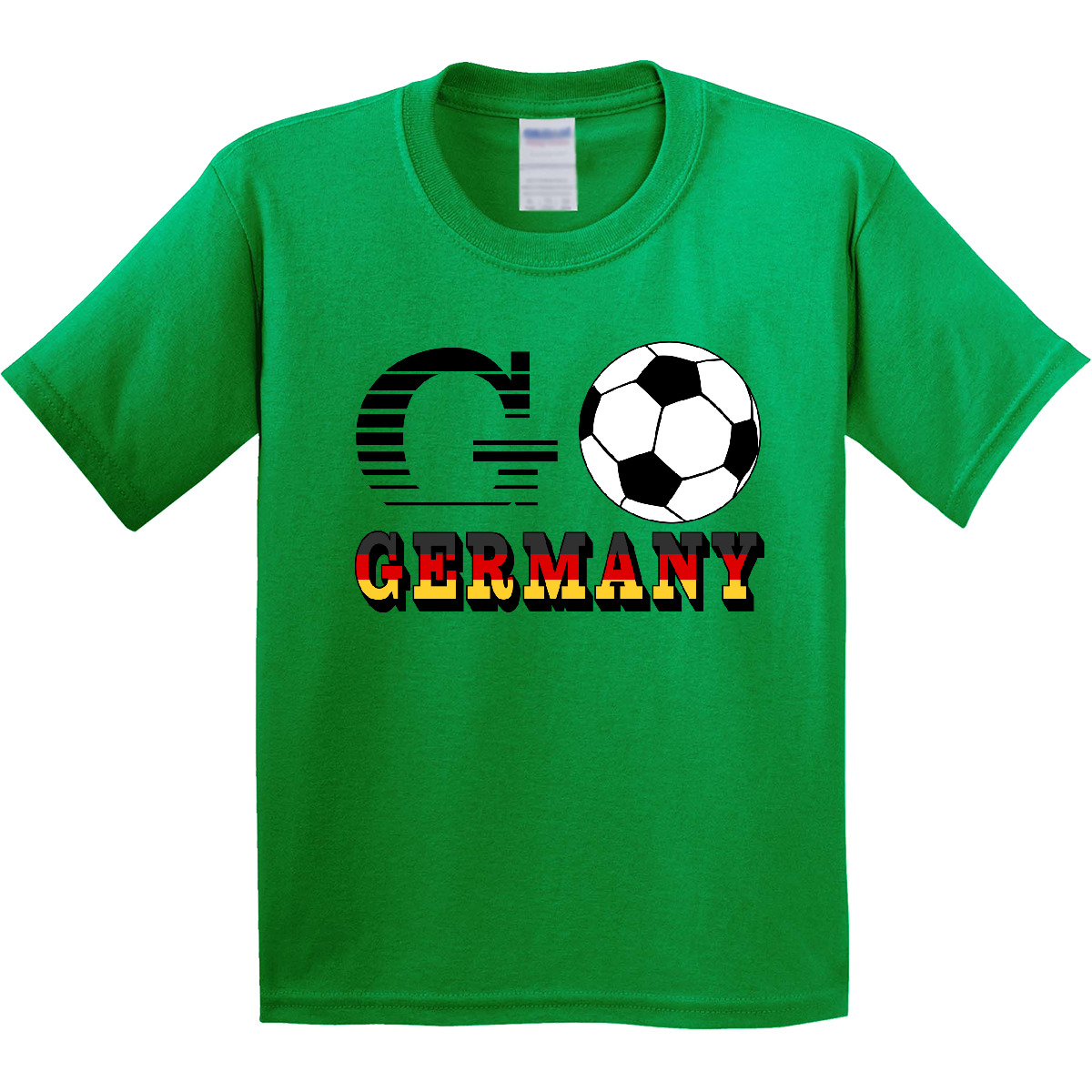 Inktastic Go, Germany- Soccer, Football Youth T-Shirt Sports German World Team - Picture 3 of 8