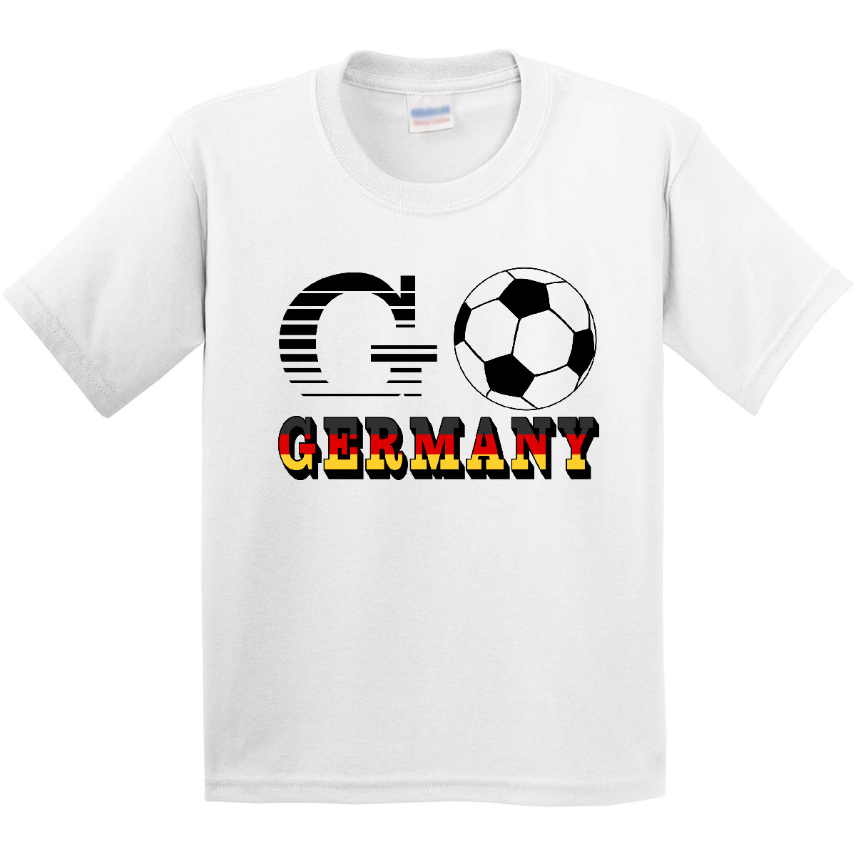 Inktastic Go, Germany- Soccer, Football Youth T-Shirt Sports German World Team - Picture 8 of 8