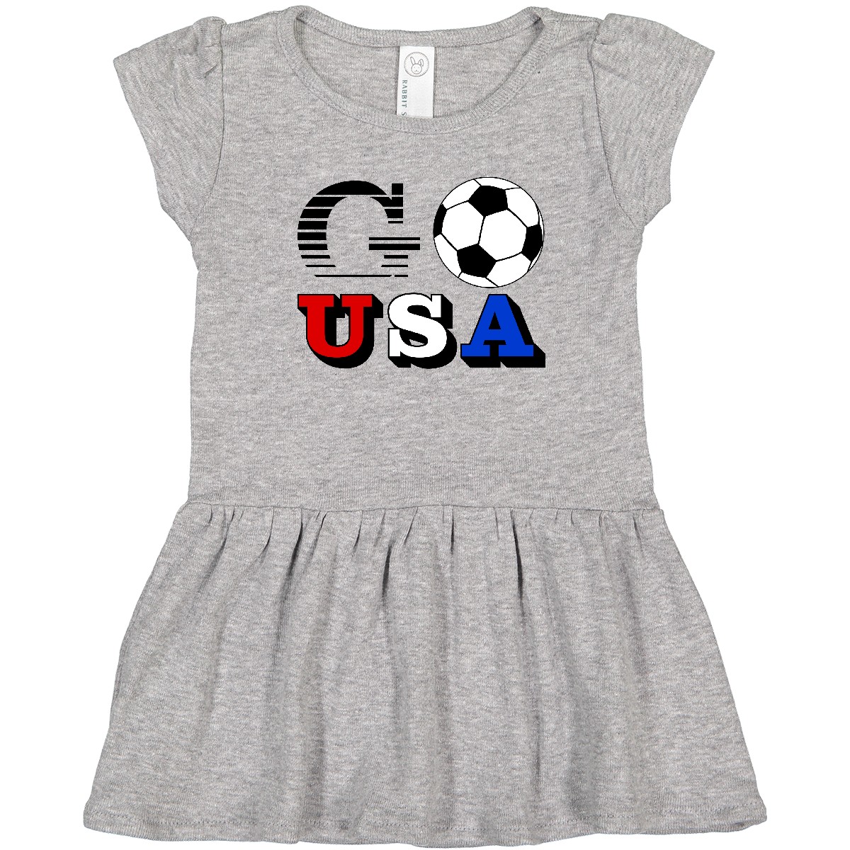 Inktastic Go, USA- Soccer, Football Toddler Dress Sports United States America - Picture 2 of 7