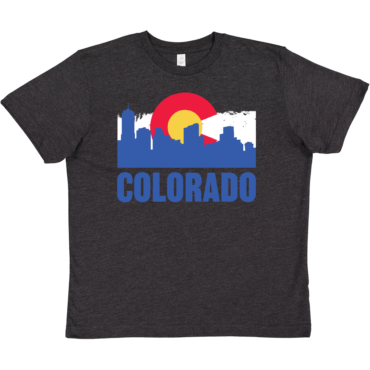 Inktastic Colorado Flag And Skyline Youth T-Shirt State Home Born City For Jmg - Picture 4 of 4