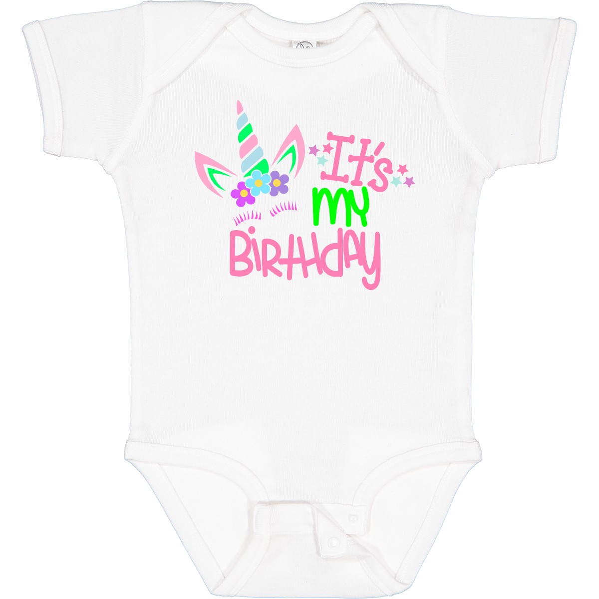 Inktastic It's My Birthday Unicorn Baby Bodysuit Boodlebug Graphic Lover Magical - Picture 7 of 8