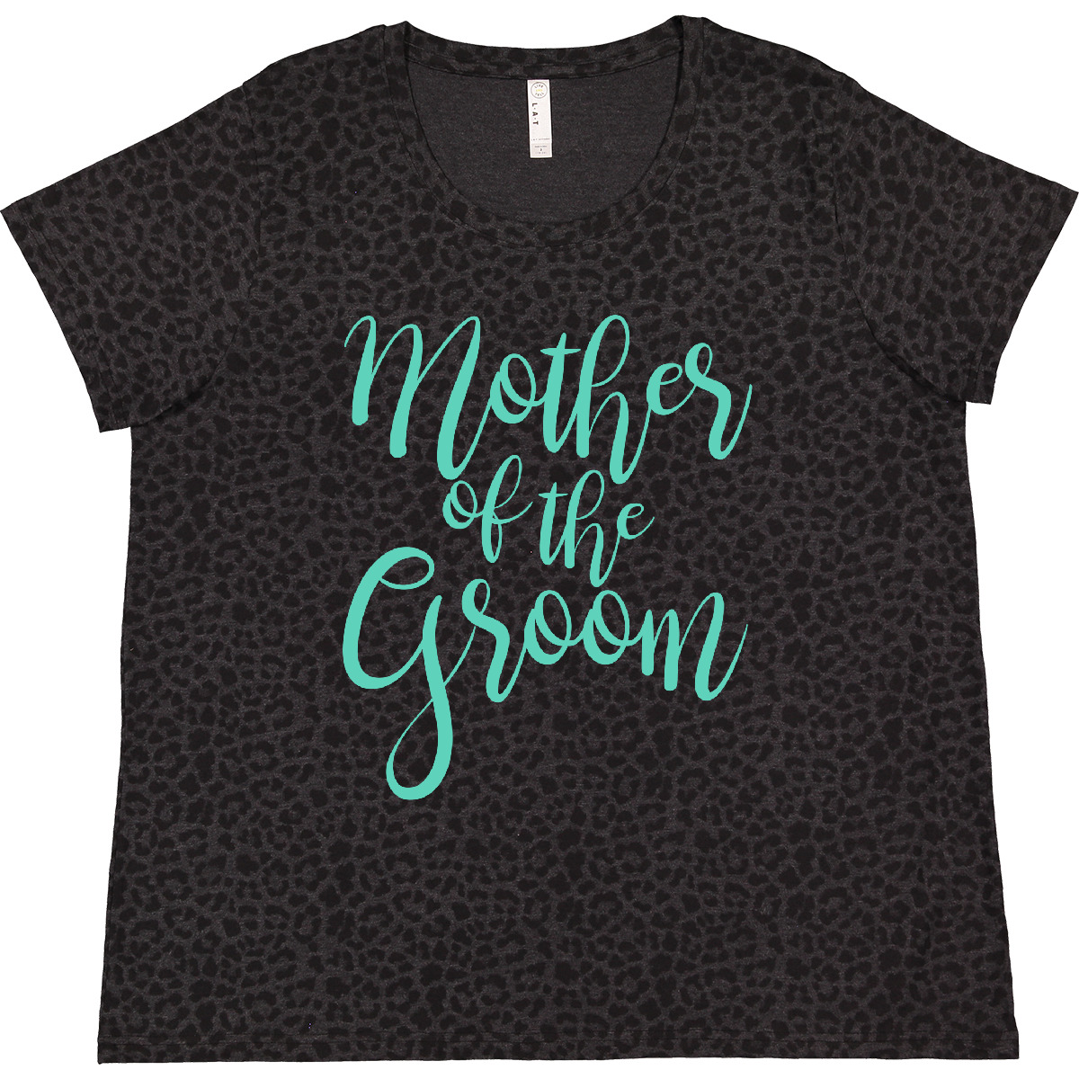Inktastic Wedding Mother Of The Groom In Teal Women's Plus Size T-Shirt Getting - Picture 3 of 3