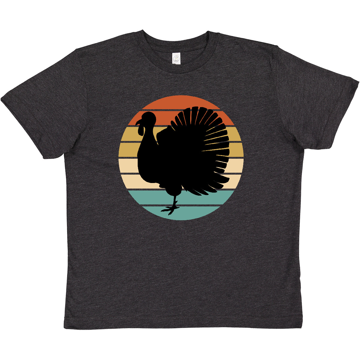 Inktastic Thanksgiving Holiday Turkey Dinner Youth T-Shirt Outfit Retro Funny - Picture 4 of 4