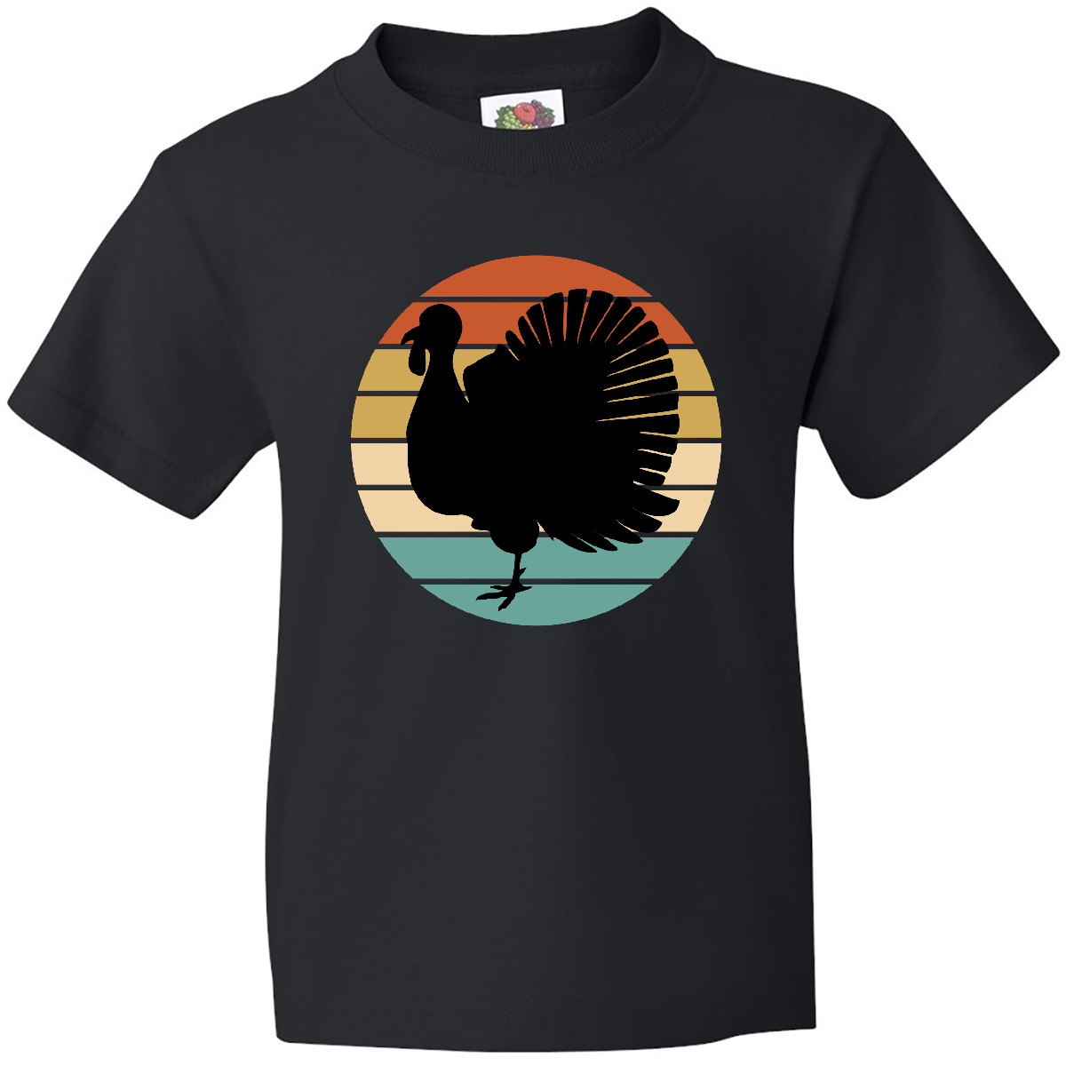 Inktastic Thanksgiving Holiday Turkey Dinner Youth T-Shirt Outfit Retro Funny - Picture 2 of 4
