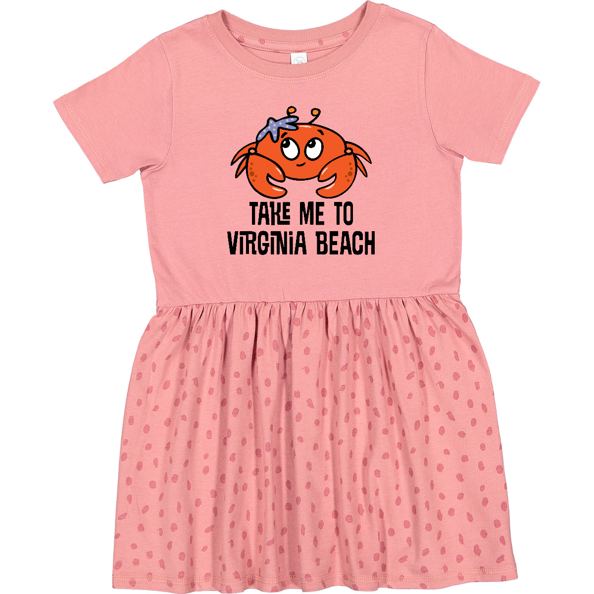 Inktastic Virginia Beach Souvenir Cute Toddler Dress Travel Summer Childs Girls - Picture 3 of 6