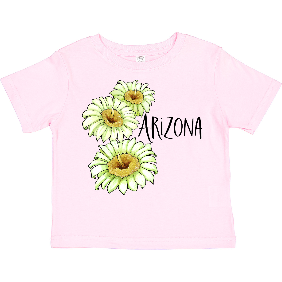 Inktastic Arizona Saguaro Cactus Flowers Toddler T-Shirt State Home Flower Born